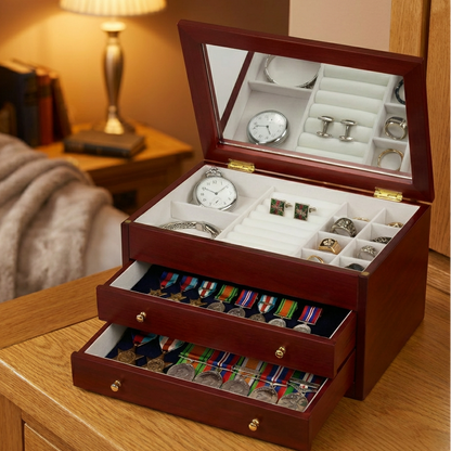 Military Medal & Keepsake Box