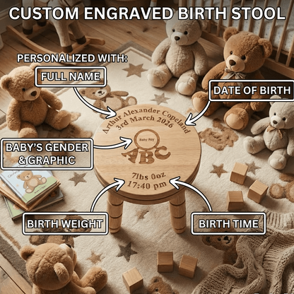 Pesonalised Birth Stool