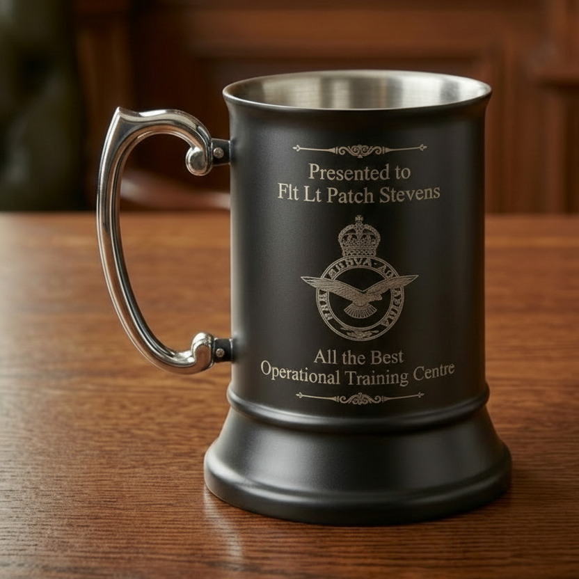 Black Military Tankard
