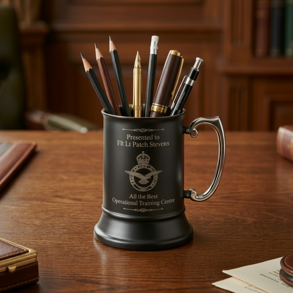 Black Military Tankard