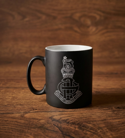 Black Satin Ceramic Mug