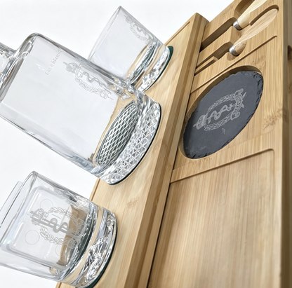 STAG DECANTER SERVING SET