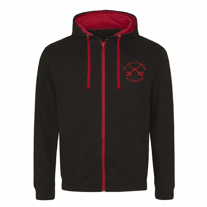 British Army PTI Contrast Zip Hoodie