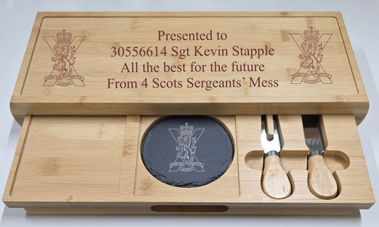 Bamboo Drawer Cheese Station